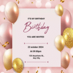 birthday invitation card