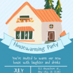house warming invitation card